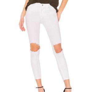 Free People Busted Knee Skinny High Rise Jeans 26.